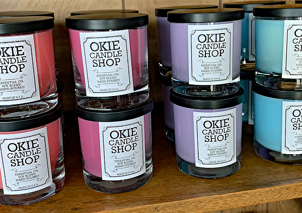 Okie Candle Shop 16 oz - Tin Rose Boutique